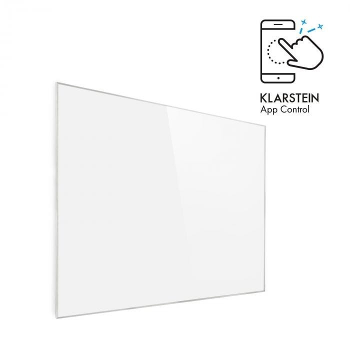 Klarstein Wonderwall 1200 Smart, încălzitor pe infraroșu, 100 x 120 cm, 1200 W, săptămânal, alb Klarstein Wonderwall 1200 Smart, încălzitor pe infraroșu, 100 x 120 cm, 1200 W, săptămânal, alb