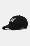 Morgan șapcă de baseball din bumbac culoarea negru, 5CASSIS