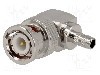 Conector BNC, 50&Omega;, tata, aurit, AMPHENOL - B1112A1-ND3G-1-50