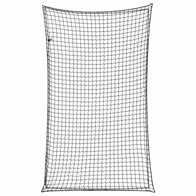 vidaXL Plasă de remorcă cu funie elastică, negru, 5x3 m, PP foto