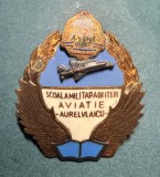 Insigna Scoala militara ofiteri aviatie Aurel Vlaicu 3