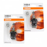 Set 2 Buc Bec Osram HB4 12V 51W P22d Original Blister 9006-01B