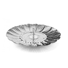Cos pliabil inox gatire la aburi, 22.5 x 14 cm