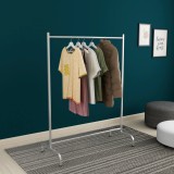 Suport haine Staffanstorp 137x104x48cm metal argintiu [en.casa] HausGarden Leisure, [en.casa]