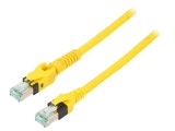 Patch cord galben S/FTP Cat6a 1m