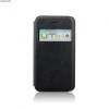 Husa Flip S-View Window Samsung Galaxy S5 Mini G800, Neagra
