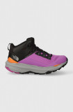 The North Face pantofi Vectiv Exploris 2 Mid Futurelight femei, culoarea violet, izolare usoara