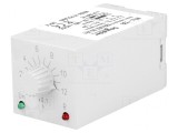 Timer DPDT 230VAC 5A 0,1-1,2s