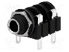 Conector jack, Jack 6,3mm, 2 contacte, mama, AMPHENOL - ACJM-MHS