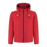 Ferrari geacă de bărbați cu glugă Rain red F1 Team 2025 - M
