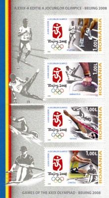 2008 A 29 a editie a Jocurilor Olimpice Beijing Bl. 424 LP1801 MNH foto