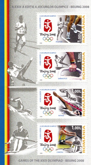 2008 A 29 a editie a Jocurilor Olimpice Beijing Bl. 424 LP1801 MNH