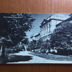 Cluj - Universitatea Babes-Bolyai - Carte postala circulata 1964