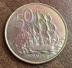 C50 - Moneda foarte veche - Noua Zeelanda - 50 centi - 2002