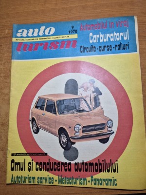 revista autoturism septembrie 1970 - dacia 1300 foto