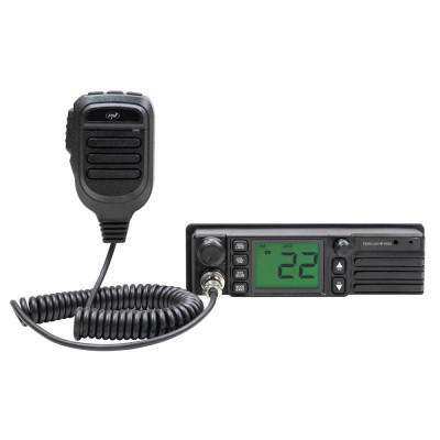 Statie radio CB PNI Escort HP 9500 multistandard, difuzor frontal, ASQ, VOX, Scan, 4W, AM-FM, alimentare 12V - 24V, mufa de bricheta inclusa foto