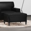 VidaXL Taburet, negru, 70x55x41 cm, piele ecologică