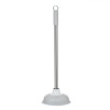 Pompa Desfundat Chiuveta Gri, Maner Metalic, 15x45cm, Plastic/Cauciuc, Desfundator Profesional