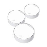 Cumpara ieftin Sistem 3 x Mesh Deco X50, Wi-Fi 6, AX3000, 2 x RJ45 2.5G PoE - TP-Link DecoX50-PoE(3-pack)