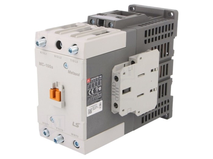 Contactor 3P 24VDC NO NC