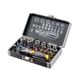 Set 26 biti si tubulare 1/4 cu clichet si adaptor Top Master Pro