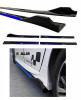 Prelungiri Praguri Auto Universale 210cm Negru Lucios/Albastru ALM Tuning Exterior