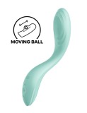 Vibrator Rrrolling Pleasure G-Spot USB Silicon Verde 22 cm