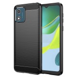 Husa Motorola Moto E13 Asteroid GSM Carbon Silicone, negru