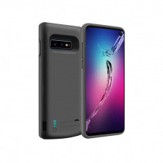 Husa Compatibila cu Samsung Galaxy S10e cu Baterie de 5000mAh Techsuit Power Pro Negru