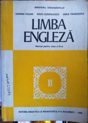 Limba engleză Manual pentru clasa a XI-a foto