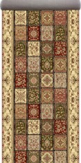 Covor Traversa Lotos Timbre, Bej 100x1000 cm, 1800 gr/mp