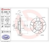 Set disc frana Honda Civic 5 Coupe (Ej) 08.93-03.96, Civic 5 Hatchback (Eg) 10.91-11.95, Civic 5 Sedan (Eg Eh) 10.91-12.96, Civic 6 Coupe (Ej Em1) 03, BREMBO
