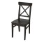 Scaun lemn pentru bucatarie, inaltime 91 cm, Negru