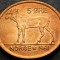 Moneda 5 ORE - NORVEGIA, anul 1961 *cod 4692 B - patina frumoasa