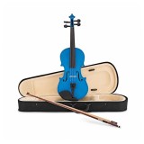 Cumpara ieftin Vioara Clasica 1/2 DEPOX&reg;, 52 cm, Lemn, Arcus, Cutie de Transport si Sacaz, Albastra