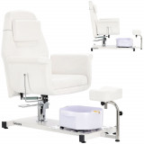 Luca pedichiură scaun cosmetic cu masaj pentru picioare pentru salon spa alb