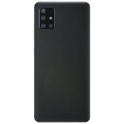 Set Folii Skin Acoperire 360 Compatibile cu Samsung Galaxy A71 (Set 2) - ApcGsm Wraps Matrix Black foto