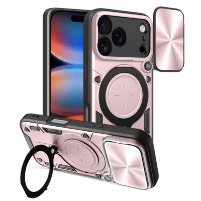 Husa pentru Apple iPhone 17 Pro Max, Techsuit, CamGuard Pro, Roz Aurie foto