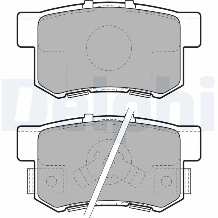 DELPHI LP1972 set placute frana,frana disc