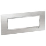 Rama Ornament 7M inox Schneider Eazy Styl argintiu crom LMR7667038