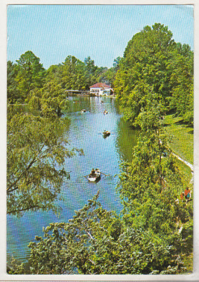 bnk cp Craiova - Vedere din parcul Poporului - circulata - marca fixa foto