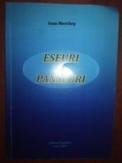 Eseuri, panseuri- Ioan Merches