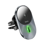 Incarcator Auto Wireless HOCO, CA91, compatibil cu Magsafe, Quick Charge, 15W, Negru