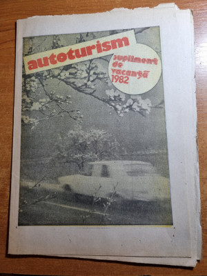 revista autoturism - supliment de vacanta - 1982 foto