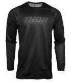 Tricou enduro motocross THOR Pulse Blackout