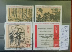 TS21 - Timbre serie DDR - 1971 Mi1655-58