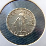 #120 10 Centavos 1944 Statele Unite ale Americii ocupatie in Filipine/USA argint