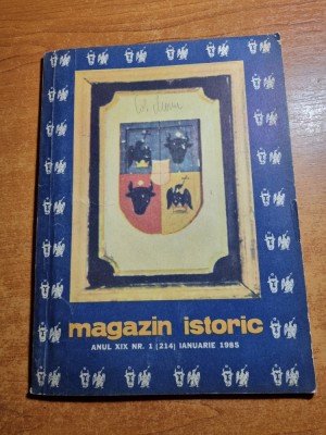 revista magazin istoric ianuarie 1985 foto