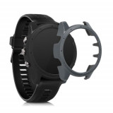 Set 2 huse pentru Garmin Forerunner 935/Forerunner 945, Kwmobile, Negru/Gri, Plastic, 48987.01