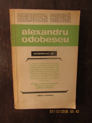 ALEXANDRU ODOBESCU INTERPRETAT DE ... foto